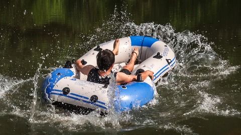 桂林漓江 橡皮艇漂流、騎行與釣魚(yú)船的山水奇遇